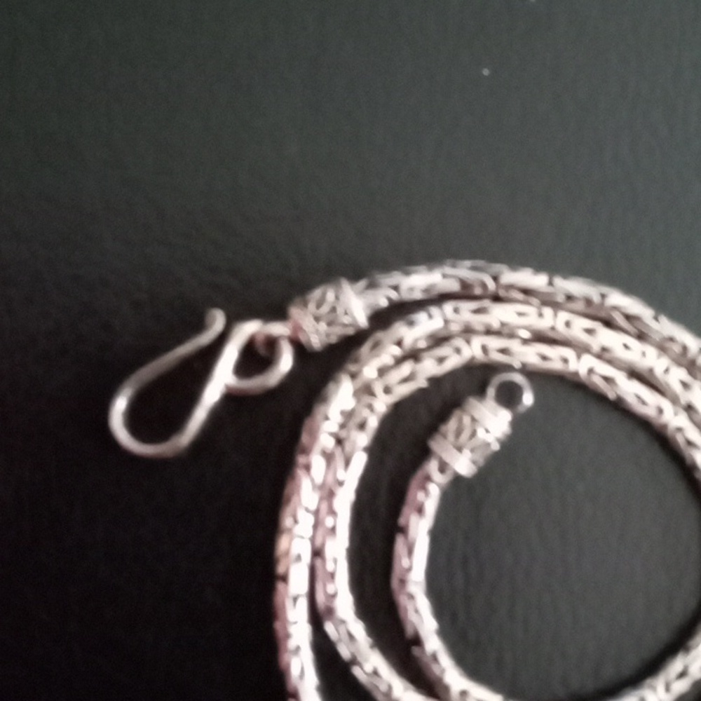 .925 STERLING SILVER BOROBUDUR NECKLACE - Picture 4 of 7